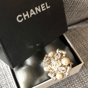 Chanel costume ring. Byzantine style.